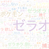 　Twitterキーワード[ゼラオラ]　06/18_01:06から60分のつぶやき雲