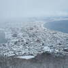 雪の函館山（冬のニッポン雪景色；その20）
