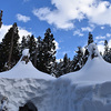 池の雪消し