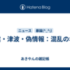 地震・津波・偽情報：混乱の年始