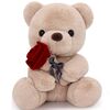 薔薇を抱えた愛の使者！Homehaloテディベアがあなたの心を掴む「癒しと感謝」の秘密