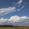 3月11日の積雲と花粉光環＆二日間の独り言