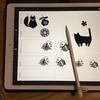 消しゴムはんこの図案をiPadで描いて、トレーシングペーパーにうつすまで！