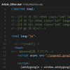 Visual Studio Codeが、拡張子 .dwtをhtmlファイルと識別するように設定する