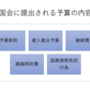 国会に提出される予算の内容は？－公務員試験財政学