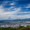 権現山から望む富士山