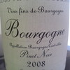 Bourgogne Pinot Noir ドメーヌ・ルー 2008
