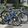 自転車3台洗車して注油しました