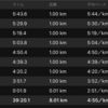 ビルドアップ　8000m（ズームフライ　フライニット）