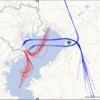 飛行機の交差点？