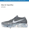 【海外在庫】NIKE VAPORMAX GREY