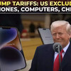 アメリカ　トランプ関税からスマートフォン、コンピューター、その他の電子機器を「相互」関税の対象から除外しました