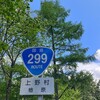 国道299号を走る