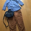 今日の服と柔軟性を高めたい。