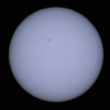 「太陽(白色光)」の撮影　2023年12月10日(機材：ミニボーグ45EDⅡ、E-PL8、ポラリエ)
