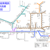 阪急電鉄・阪神電鉄・山陽電鉄・能勢電鉄・神戸電鉄他　広域路線図
