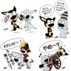 戦国心得５～８のイラスト