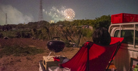 花火見ながら軽トラバーベキュー『岡崎城下家康公夏まつり・第70回花火大会』