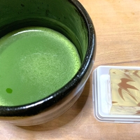 冷たい抹茶で自宅お茶会