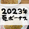 2023年夏ボーナスの使い道