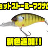 【ノリーズ】視覚アピールは強いマグナムボディで弱アピールのタイトアクションクランク「ショットストーミーマグナム5」に新色追加！