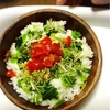 【離乳食完了期】納豆のっけ野菜丼