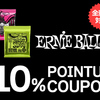 ERNIE BALL商品10％ポイントUPクーポン！