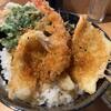 「天丼におしんこ…」　-池袋・天丼ふじ-