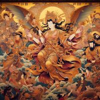 今日の開運　神様画像　「鳳凰神（ほうおうしん）」  仕事運と人間関係運を上昇させる神