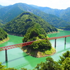 大井川鐡道・奥大井湖上駅の全景