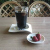 喫茶　つくしんぼ　三角な喫茶店でアイスコーヒー　兵庫県　淡路島