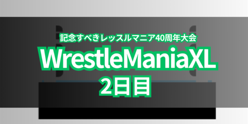 記念すべきレッスルマニア40周年大会　WrestleMania40「2日目」