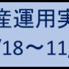 資産運用実績(11/18～11/22)