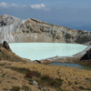 念願だった白根山の湯釜へ