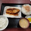 西川口の「あおき食堂」でぶり照焼きしょうが風味定食を食べました🐟