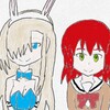 一之瀬アスナ&喜多郁代と石動美空のイラスト！