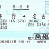 諏訪しなの号　特急券