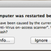 Mac OS X 10.10 Yosemite が突然再起動する問題の対処