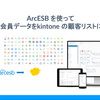 ArcESB を使ってBカートの会員データをkintone の顧客リストに連携する