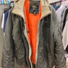ALPHAINDUSTRIES アルファインダストリーズのMA-1ジャケットのクリーニングとシミ抜き復元加工