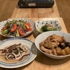 4月９日の飯。ぱっさぱさの手羽元。