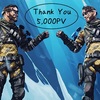 【祝】ApexLegendsで5000PV達成   