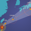 早くも5月に台風6号接近！気になる台風通過中の各地の天気！