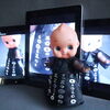 数字とコンピューターのバイナリーな世界を表現したドレスで登場！（MDFPT）　大人っぽいキューピーを見てね。型紙あります。