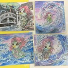 土屋慎吾　水木しげる　元アシスタント　直筆イラスト　直筆サイン色紙 土屋慎吾先生サイン、色紙、原画展示販売、トークイベント迫る