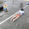夏休み直前！秦野のじゃぶじゃぶ池で水遊び。子供の体力に白旗を振った42才の休日