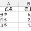配列のセルへの一括転記(2.配列の行列並び替え)