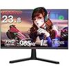 KOORUI ゲーミングモニター 24インチフルHD VA 非光沢 1ms 165Hz FPS, RTS向けDCI-P3 85% 内蔵AMD FreeSync™, NVIDIA® G-SYNC®対応, 傾き調節, HDMI X2, DP, VESA, ブルーライト軽減 モニター 24E4