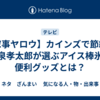 【家事ヤロウ】カインズで節約！小泉孝太郎が選ぶアイス棒氷と便利グッズとは？