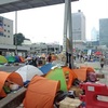 香港の選挙制度の民主化を求めた2014年の大規模デモ